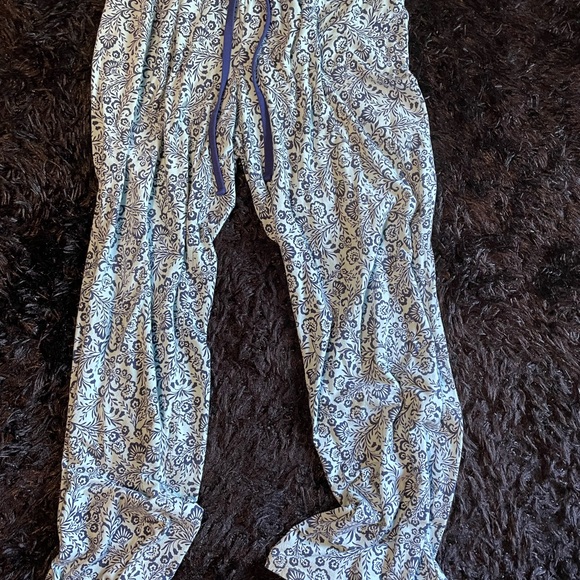 Women’s pj set bottoms L, top XXL, blue and teal - Picture 4 of 5